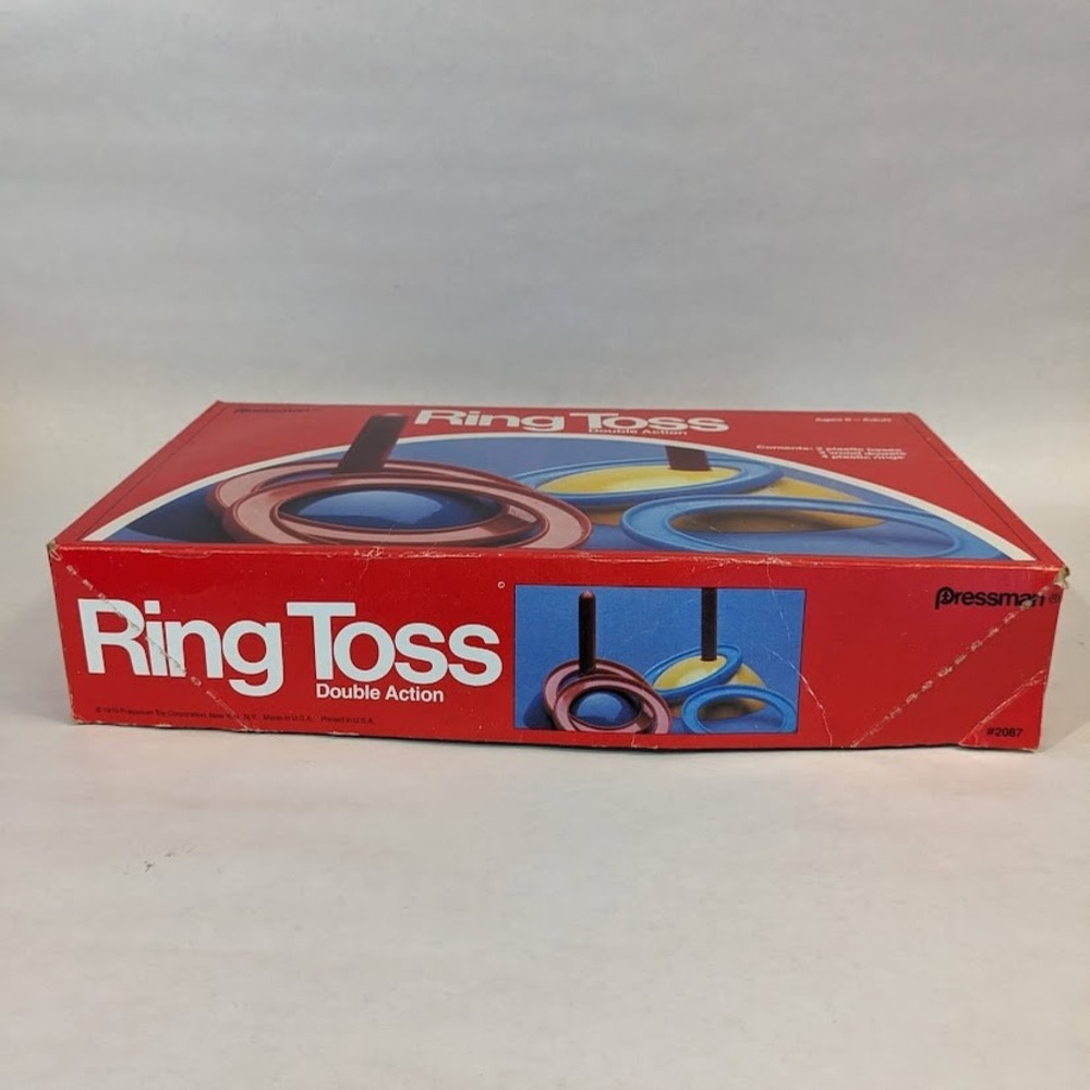 Vintage 1979 Pressman Double Action Ring Toss Game Complete Set 2087 Retro Toy - Picture 3 of 7